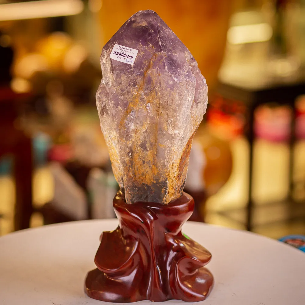 Trụ Đá Thạch Anh Tím Thô