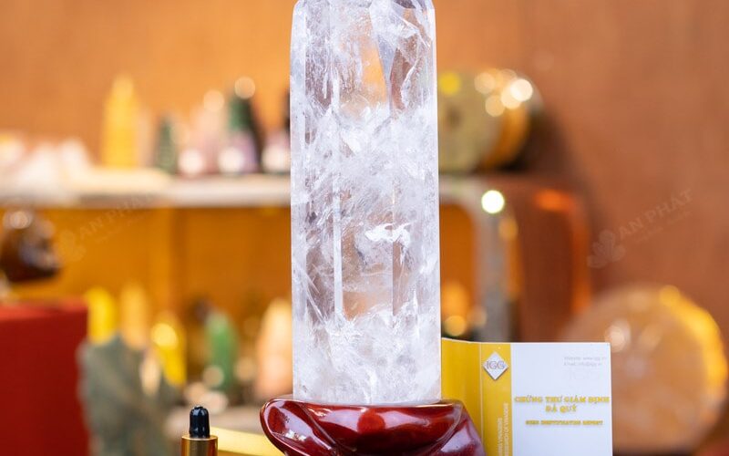 Trụ Thạch Anh Trắng