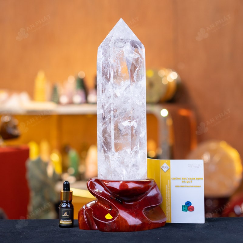 Trụ Thạch Anh Trắng
