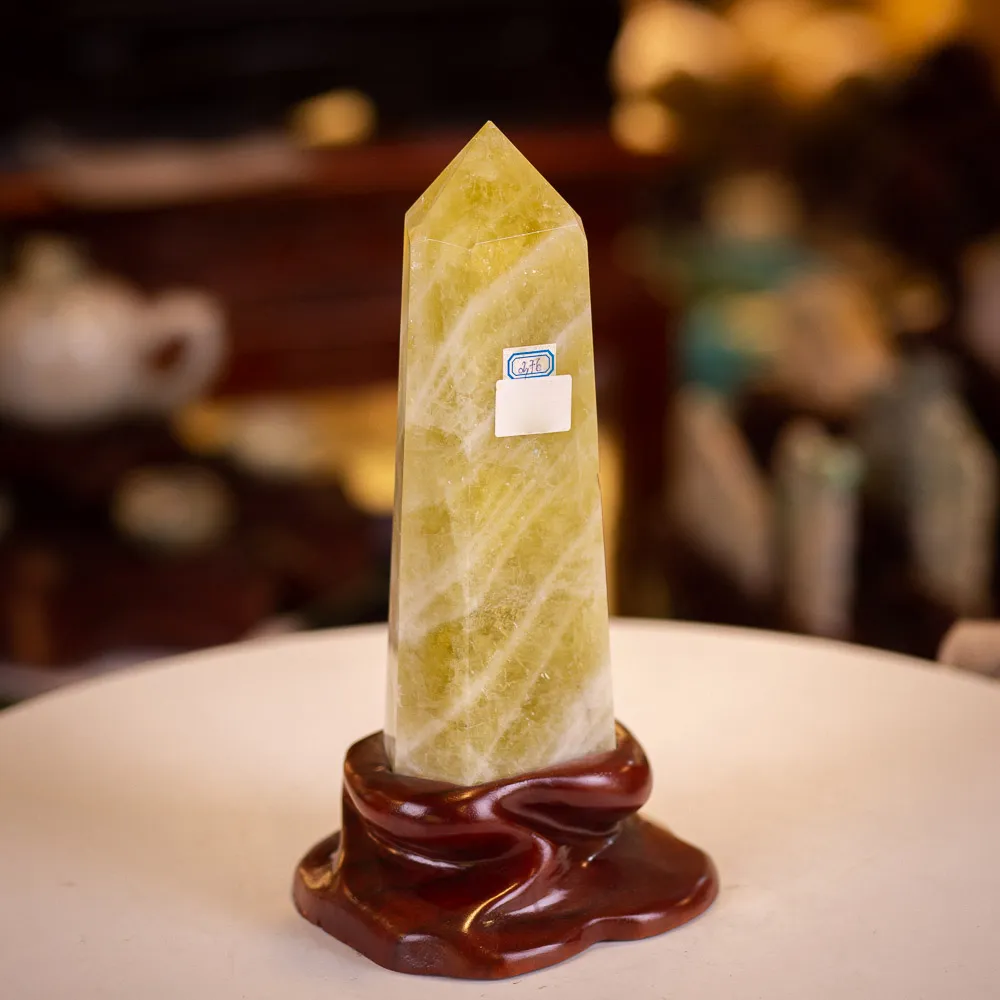 Trụ Đá Thạch Anh Vàng – 1,2kg